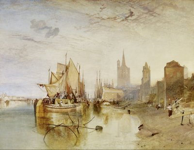 The Arrival of a Packet-Boat, Evening by Joseph Mallord William Turner